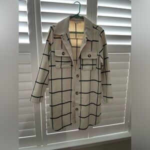 NWOT Melloday Long Shirt Jacket